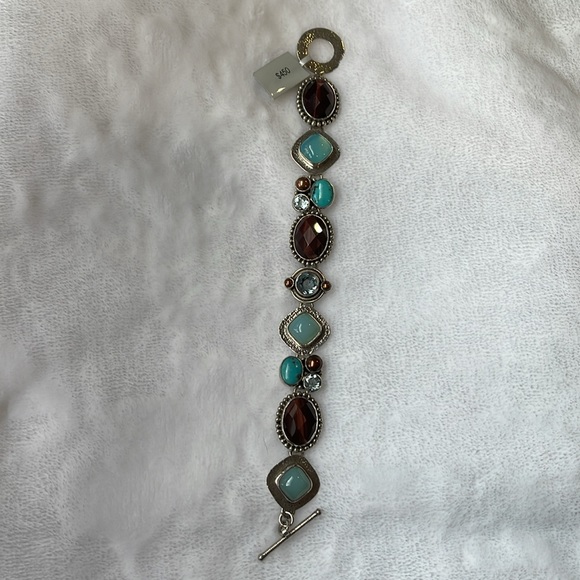 The Dreamer Sterling and Multi gemstone Bracelet - Picture 7 of 9
